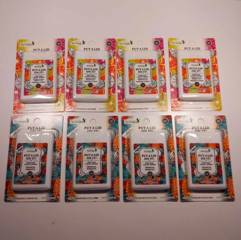 8 PRE-POO TOILET SPRAY BUNDLE